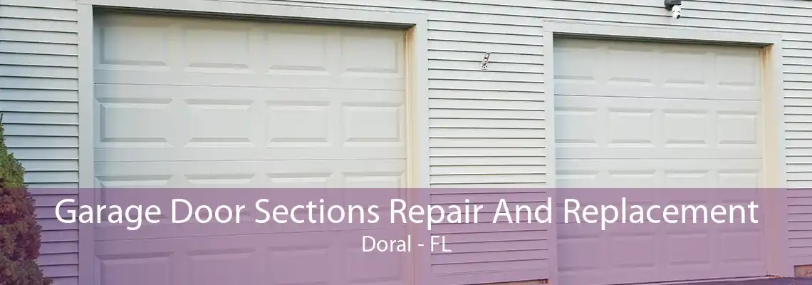 Garage Door Sections Repair And Replacement Doral - FL